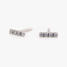 Load image into Gallery viewer, Pavé Line Earrings
