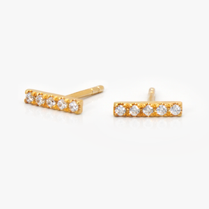 Pavé Line Earrings