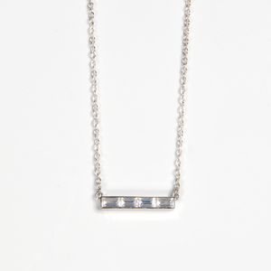 Baguette Bar Necklace
