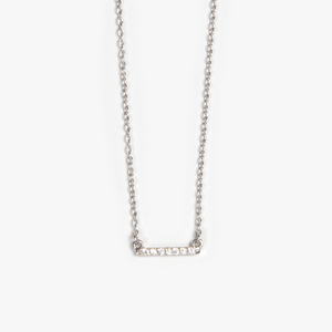 Pavé Line Necklace