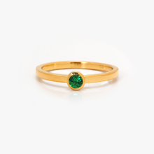 Load image into Gallery viewer, Round Bezel Ring
